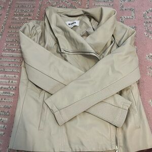 BB Dakota Tan Faux Leather Jacket size L